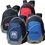 Custom B-8449 Deluxe Poly Backpack Material: 600D Polyester/420D Dobby Nylon, Price/each