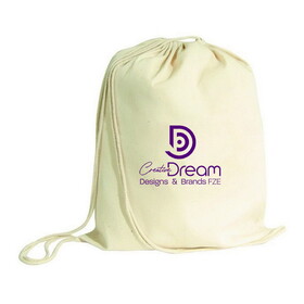 Custom Admart B-8488 Terra Cotton Drawstring Bag