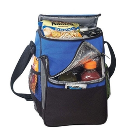 B-8544 Deluxe Poly Cooler Bag with Lunch Bag, 600D Polyester with Heavy Vinyl Backing