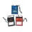 Custom B-8607 Badge Holder Clear Front Window Card Holder & Pen Holder In Back 420D Nylon, Price/each