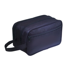 Custom B-8713 Handdle Travel Kit with Main Compartment One Zipper Front Pocket and Carry Handle