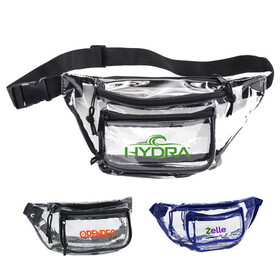 Custom Admart B-8844 Clear Vinyl Fanny Pack