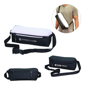 Custom Admart B-8848 Dual Function Cross Body Bag and Fanny Pack