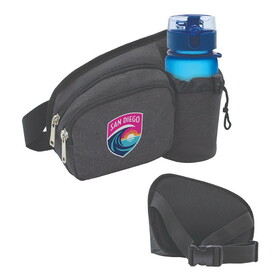 Custom Admart B-8849 Heather Bottle Holder Fanny Pack