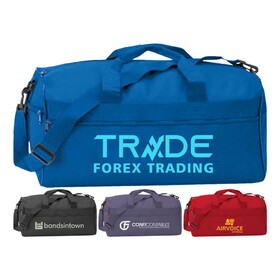 Custom Admart B-8907 Polyester Square Duffel Gym Bag