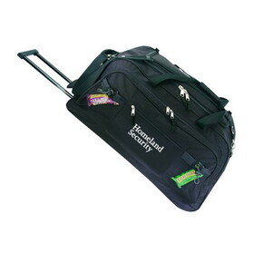 Custom Admart B-8961 Poly Deluxe Wheel Duffel Bag