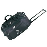Custom B-8967 Deluxe Wheel Duffel Bag with U-Shape Main Zippered Compartmentfront Zippered Two Pockets