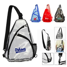 Custom Admart B-A3013 Varsity Clear Sling Bag