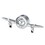 Custom CY-1020 Metal Airplane Clock, Price/each