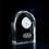 Custom CY-1098 Designer Crystal Arch Clock with Roman Numeral Numbering, Battery Not Included, Price/each
