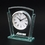 Custom CY-1103 Trapezoid Glass Alarm Clock with Roman Numeral Numbering, Battery Not Included, Price/each