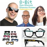 Custom DW-3002 8 Bit Sun Glasses Lightweight For Superior Comfort, 100% UV Protection