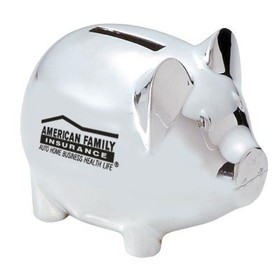Custom DY-2007 Silver Plated Piggy Bank