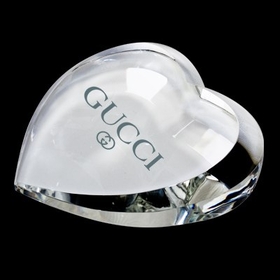 Custom DY-2067 Crystal Heart Paperweight