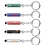Custom KL-109 Capacitive Stylus Key Chain with Choices of Split Ring or Carabiner Ring Options, Price/each