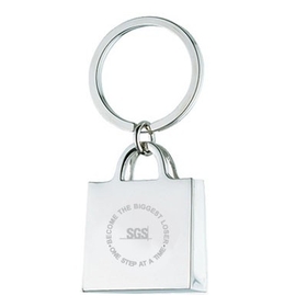 Custom KM-7045 Shopping Bag Shape Design Key Holder