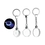 Custom KY-3051 Key Tag, Heart Shape(Ht), Diamond Shape(Dm), Oval Shape(Ov), Price/each