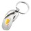 Custom KY-3071 Metal Flip-Flop Sandal Keychain, Price/each