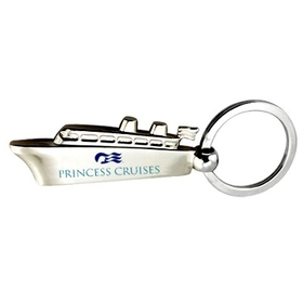 Custom KY-3074 Cruise Ship Keychain