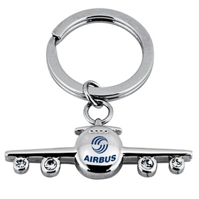 Custom KY-3082 Jeweled Airplane Key Chain