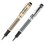 Custom PA-601B Heavy Weight Brass Construction.Unique Grid Pattern Ballpoint Pen with Brush Silver Finish, Price/each