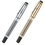 Custom PA-601R Heavy Weight Brass Construction Unique Grid Pattern Rollerball Pen with Brush Silver Finish, Price/each