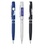 Custom PM-207 Twist Action Aluminum Ballpoint Pen with Enamel Lacquered Body and Polished Chrome Accents, Price/each