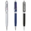 Custom PN-305 Aluminum Twist Action Ballpoint Pen Featuring Laquer Colored Finish and Polished Chrome Accents, Price/each