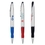 Custom PO-202 Metal Pen, Retractable Ballpoint Pen with Rubberized Finger Grip Section, Price/each