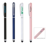Custom PP-133 2 In 1 Twist Off Action Ballpoint with Capacitive Soft-Touch Stylus