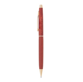 Custom PW-204P Twist Action Pencil, Wood with Gold Trim