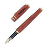 Custom PW-215R Twist Action Rollerball, Wood with Gold Trim