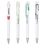 Custom PZ-30127 Click Action Ballpoint Pen, Clean White Design with Colored Accents, Price/each