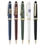 Custom PZ-3015 Click Action Ballpoint Pen with Gold Trims, Price/each