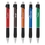 Custom PZ-30218 Colorful Click Action Retractable Ballpoint Pen with Comfort Gripper and Chrome Trims, Price/each