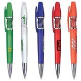 Custom PZ-30525 Click Action Ballpoint Pen Modern Color Barrel with Flexible Spring Plunger