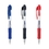 Custom PZ-30720 Smooth Writing Click-Action Gel Pen See-Thru Barrel with Bold Color Textured Comfort Grip, Price/each