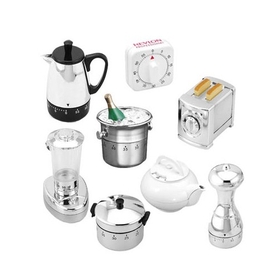 Custom TY-5015 60 Minute Kitchen Timer In Many Fun Shapes, Silver Timers Have Chrome Finish