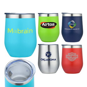 Custom Admart WA-2016 12 oz Stainless Steel Wine Tumbler