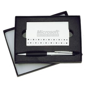 Custom WA-2024 Gift Set For Business Card Holde and Ballpoint Pen
