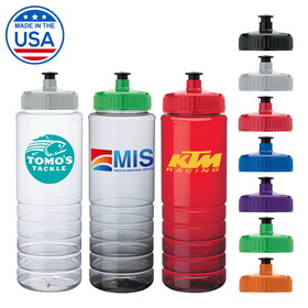 Custom Admart WL-1103 Made in the USA Newport 26 oz. Pull Spout Lid Water Bottle