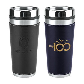 Custom Admart WS-1033 Oxford 16 oz. Leatherette Tumbler