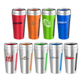 Custom Admart WS-2019 Silicone and Color Stainless Steel Tumbler