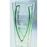 Custom CGBVS01 The Alfa Vase Award Collection, Jade Glass Vase 4
