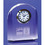 Custom COCLK46 The Alfa Crystal Clock Collection, Crystal Royal Clock 3"W x 3 1/2"H x 3/4"D, Price/each