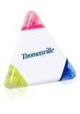 Blank 3.25H x 3.5W Base Plastic Triangle Highlighters