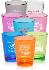 Custom 1.5 oz. Acrylic Plastic Shot Glasses