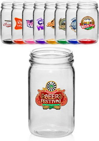 Custom 8 oz. Small Color Mason Jars