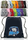 Custom 14W X 16H Polyester Drawstring Bags