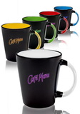 Custom 13 oz. Denia Two-Tone Latte Mugs